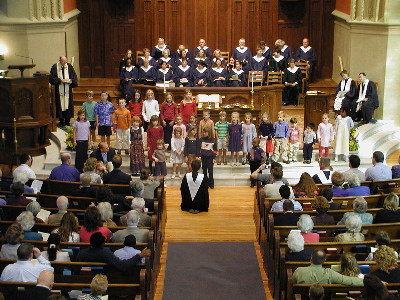 Choir singing Christopher Smart, "A Song to David"